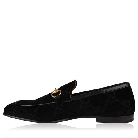 men's gucci jordaan gg canvas loafer|Gucci jordaan velvet loafer.